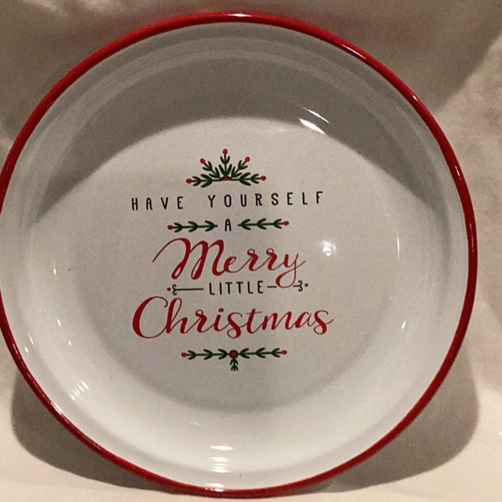 Hobby Lobby metal Christmas Plate